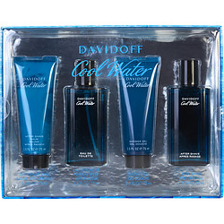 Cool Water by Davidoff Men's 4-Piece Fragrance Gift Set