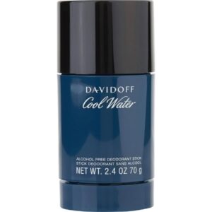 Cool Water by Davidoff Alcohol-Free Deodorant Stick for Men, 2.4 oz