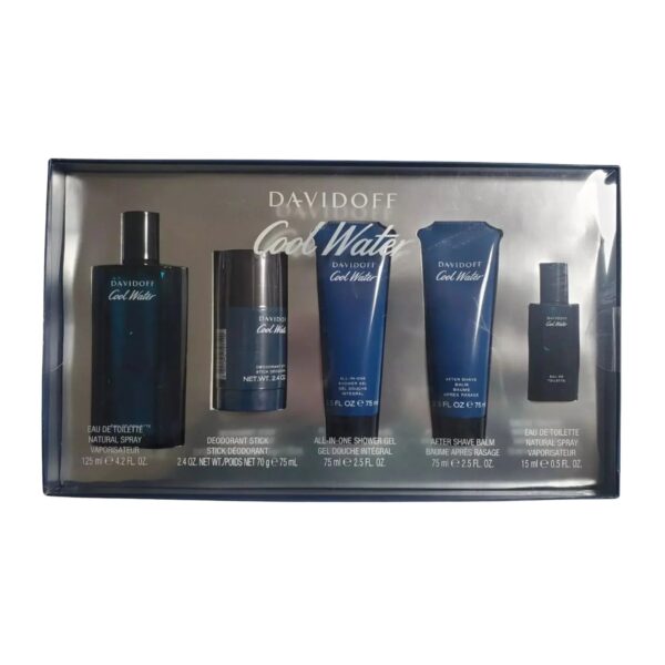 Cool Water by Davidoff Men's Fragrance Gift Set (4.2 oz EDT & More)