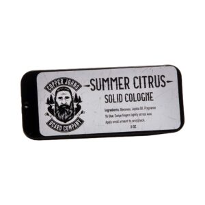 Copper Johns Beard Company Solid Summer Citrus Cologne for Men