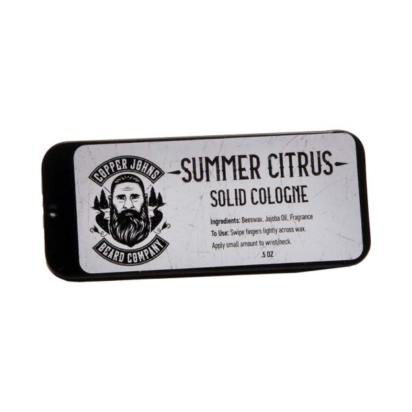 Copper Johns Beard Company Solid Summer Citrus Cologne for Men
