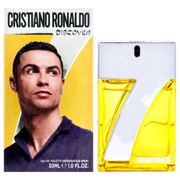 Cristiano Ronaldo Discover Eau de Toilette for Men – 1 oz