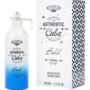Cuba Authentic Bold Eau de Toilette for Men – 3.3 oz