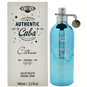 Cuba Authentic Citrus Cologne for Men - 3.3 oz Eau de Toilette
