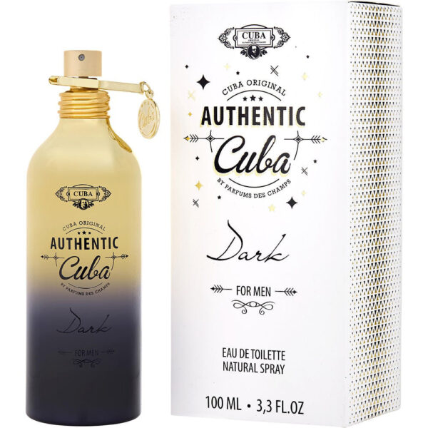 Cuba Authentic Dark Eau de Toilette for Men – 3.3 oz