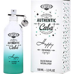 Cuba Authentic Happy Eau de Parfum for Women - 3.3 oz