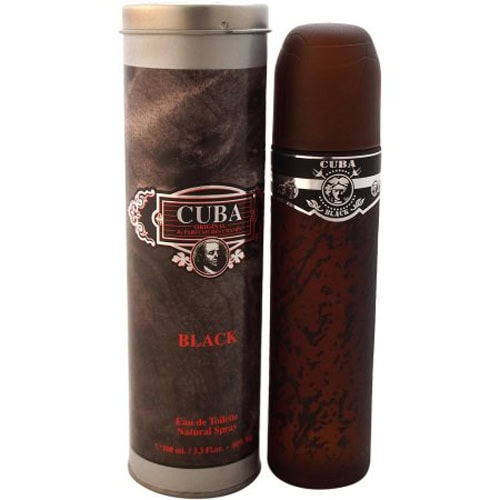 Cuba Black Eau de Toilette Spray for Men | 3.3 oz