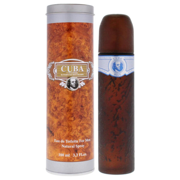 Cuba Blue Eau de Toilette for Men – 3.3 oz