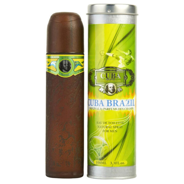 Cuba Brazil Eau de Toilette for Men – 3.4 oz