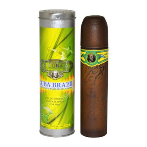 Cuba Brazil Eau de Toilette Spray for Men - 3.4 oz