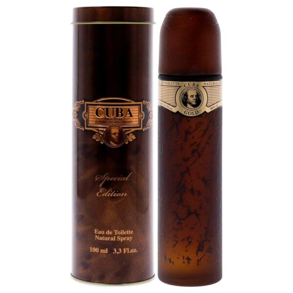 Cuba Gold Special Edition Eau de Toilette for Men – 3.4 oz