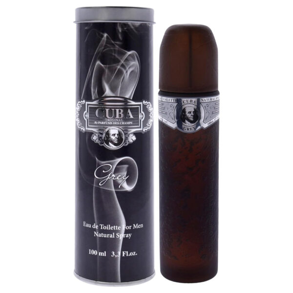 Cuba Grey Eau de Toilette for Men – 3.3 oz