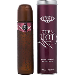 Cuba Hot Eau de Toilette Spray for Men - 3.3 oz