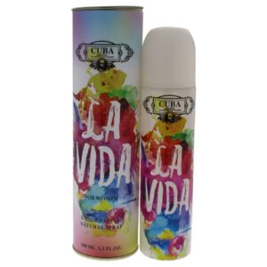 Cuba La Vida Eau de Parfum for Women – 3.4 oz