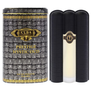 Cuba Prestige Mystery Oud Eau de Toilette for Men – 3.0 oz