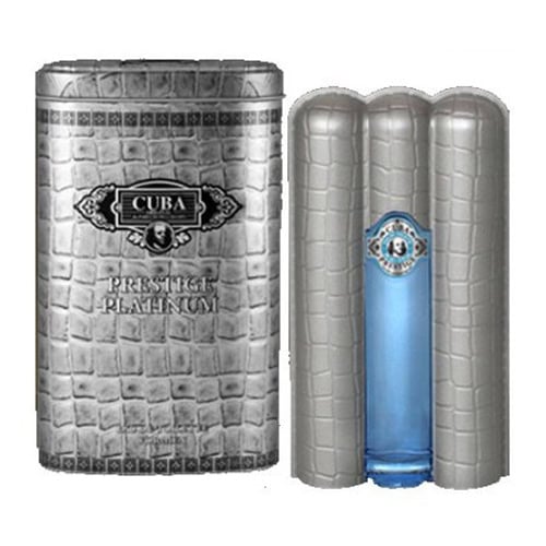 Cuba Prestige Platinum Men's Eau de Toilette Cologne Spray