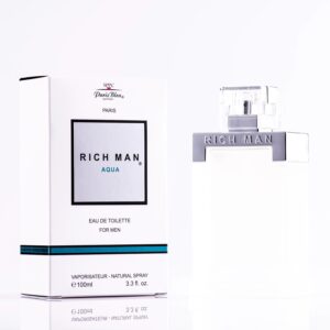 Cyrus Parfums Porsche Design Rich Man Aqua Eau de Toilette for Men – 3.3 oz
