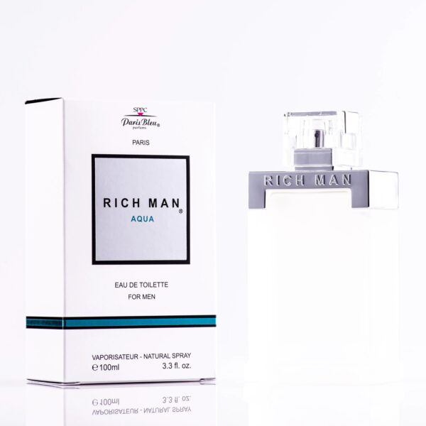 Cyrus Parfums Porsche Design Rich Man Aqua Eau de Toilette for Men – 3.3 oz