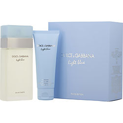 D & G Light Blue by Dolce & Gabbana EDT Spray & Body Cream Set