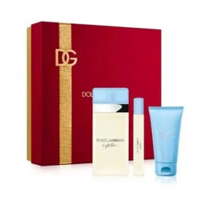 D & G Light Blue by Dolce & Gabbana EDT Spray 3.3 oz Gift Set for Women