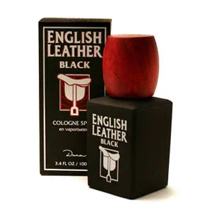 Dana English Leather Black Eau de Cologne for Men – 3.4 oz