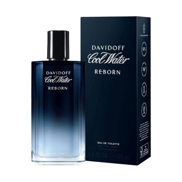 Davidoff Cool Water Reborn Eau de Toilette for Men – 4.2 oz