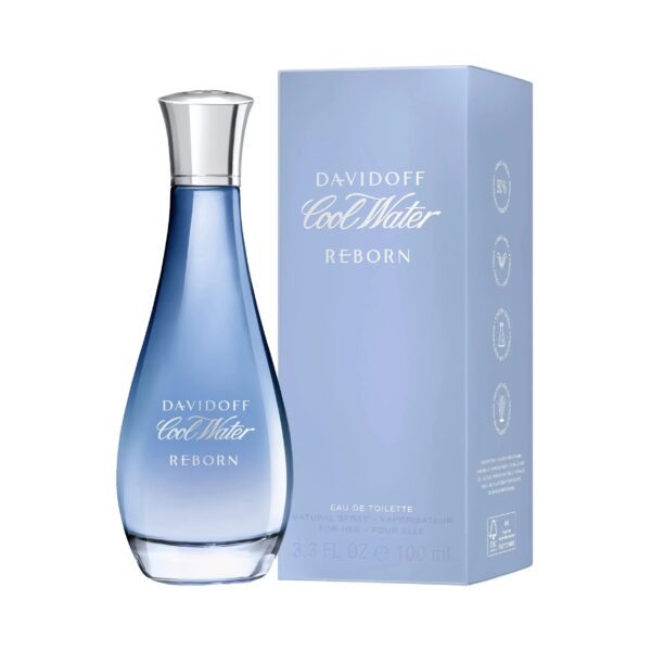 Davidoff Cool Water Reborn Eau de Toilette for Women – 3.3 oz