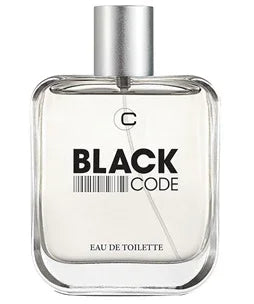 D'e Siso Black Code Eau de Toilette for Men – 3.4 oz