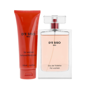 D'e Siso Red 2 piece Eau de Toilette for Women – 2 piece gift set
