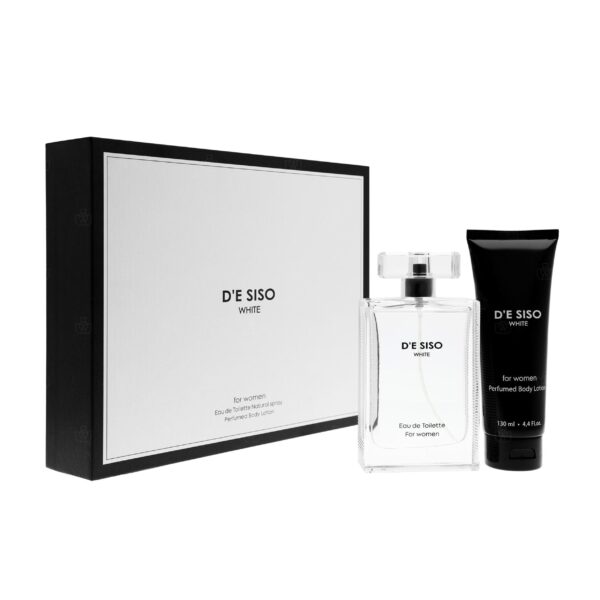 D'e Siso White 2 piece Eau de Toilette for Women – 2 piece gift set