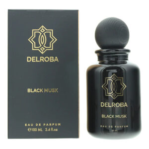Delroba Black Musk Eau de Parfum for Men – 3.4 oz