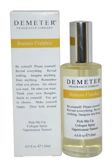 Demeter Banana Flambe Eau de Cologne for Women – 4.0 oz