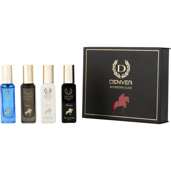 Denver Variety Sporting Club Luxury Set - 4 EDP Sprays for Men