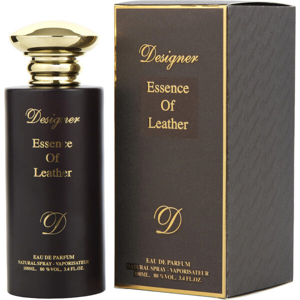 Designer Essence Of Leather Eau de Parfum for Unisex – 3.3 oz