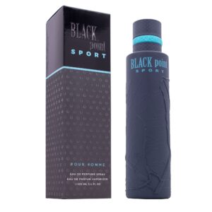 Diamond Fragrance YZY Black Point Sport Eau de Parfum for Men – 3.4 oz