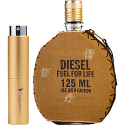 Diesel Fuel For Life EDT Travel Spray for Men 0.27 oz