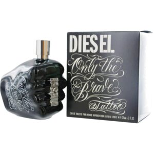 Diesel Only The Brave Tattoo Eau de Toilette for Men – 4.2 oz