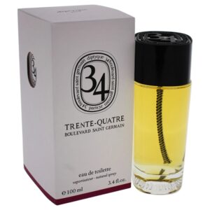 Diptyque 34 Boulevard Saint Germain Eau de Toilette for Unisex – 3.4 oz