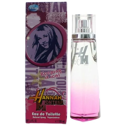Disney Hannah Montana Keeping It Real Eau de Toilette for Women – 3.4 oz