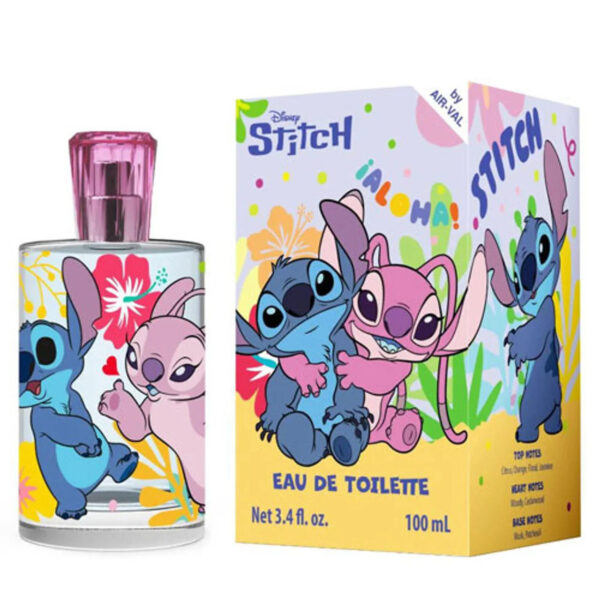 Air Val International Disney Stitch & Angel for Kids Eau de Toilette for Unisex – 3.4 oz