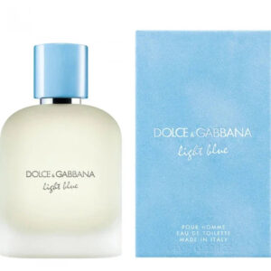 Dolce & Gabbana D & G Light Blue by Dolce & Gabbana Eau de Toilette for Men – 3.3 oz