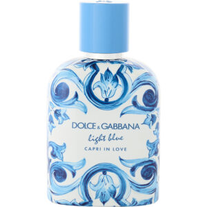 Dolce & Gabbana D & G Light Blue Capri In Love by Dolce & Gabbana * Eau de Parfum for Men – 3.3 oz