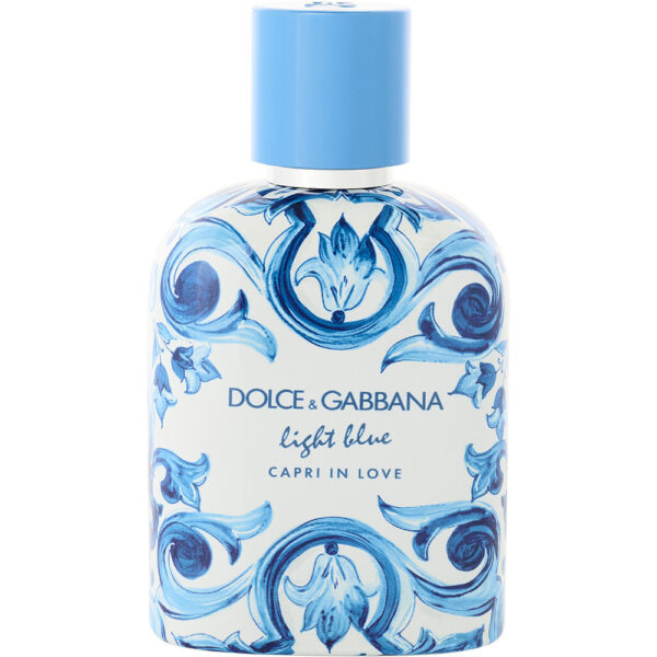 Dolce & Gabbana D & G Light Blue Capri In Love by Dolce & Gabbana * Eau de Parfum for Men – 3.3 oz