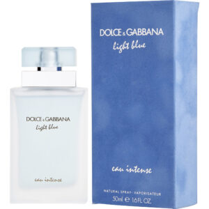 Dolce & Gabbana D & G Light Blue Eau Intense by Dolce & Gabbana Eau de Parfum for Women – 1.6 oz