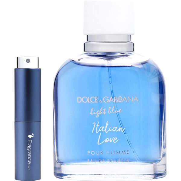 Dolce & Gabbana D & G Light Blue Italian Love by Dolce & Gabbana TRAVEL Eau de Toilette for Men – 0.27 oz