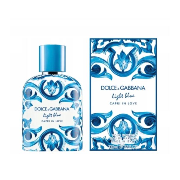 Dolce & Gabbana Dolce & Gabbana Light Blue Capri In Love Eau de Parfum for Men – 3.3 oz