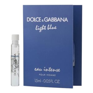 Dolce & Gabbana Dolce & Gabbana Light Blue Eau Intense Eau de Parfum for Men – 0.05 oz