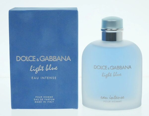 Dolce & Gabbana Dolce & Gabbana Light Blue Eau Intense Eau de Parfum for Men – 6.7 oz