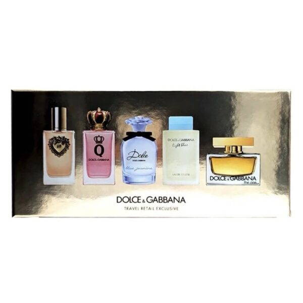 Dolce & Gabbana Dolce & Gabbana Variety Eau de Toilette for Women – 5 piece gift set