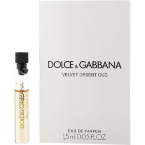 Dolce & Gabbana Dolce & Gabbana Velvet Desert Oud by Dolce & Gabbana Eau de Parfum for Unisex – 0.05 oz